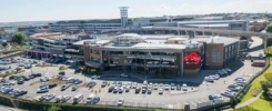 Aerial view of The View, Fourways Mall’s new R100 million lifestyle and dining destination in Johannesburg.